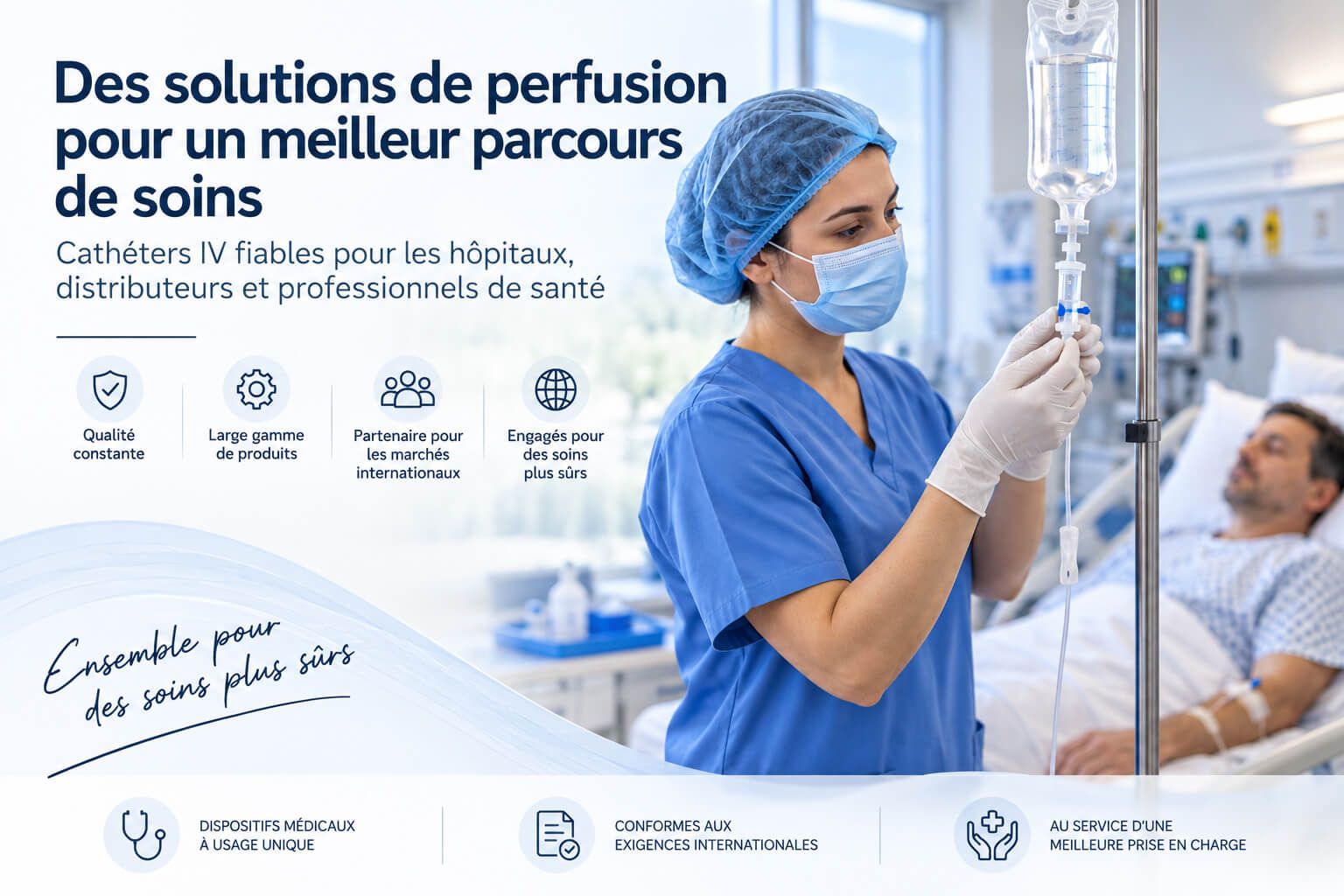 Fournisseur de cathéter veineux LARS Medicare pour dispositifs de perfusion