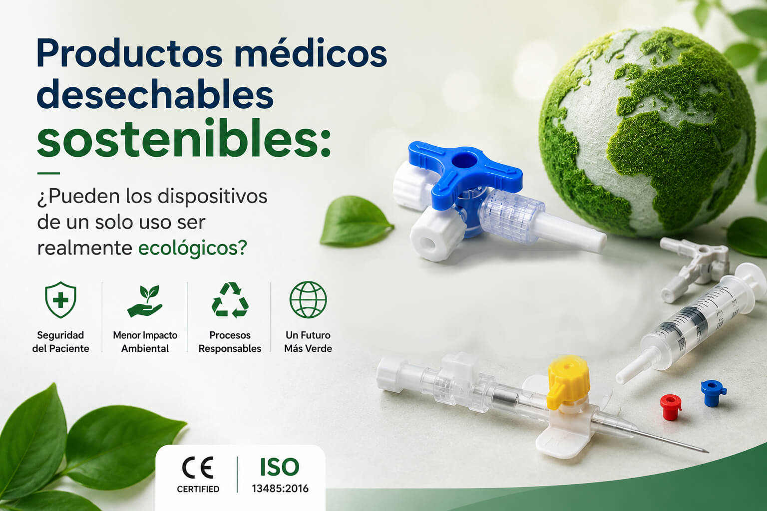 Productos médicos desechables sostenibles: ¿Pueden los dispositivos de un solo uso ser realmente ecológicos?